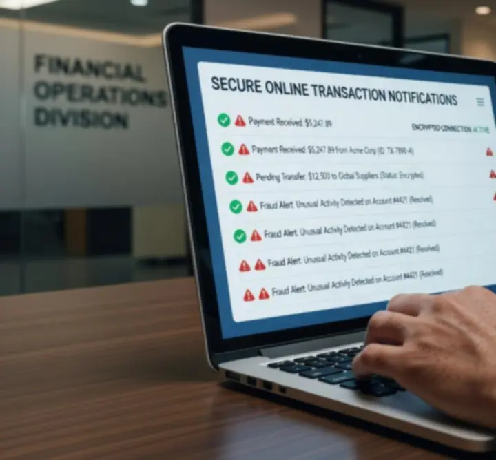 Nowoczesne płatności cyfrowe prezentowane na ekranie laptopa
