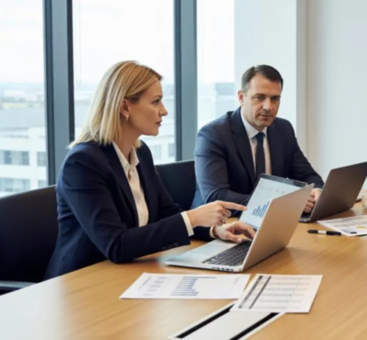 Zespół OKSANA ZACHARUK OIK podczas konsultacji płatniczych z klientem