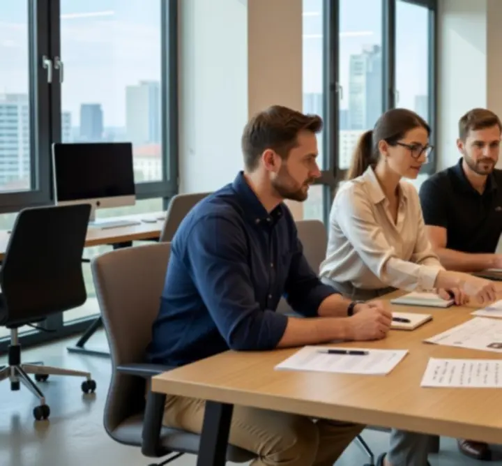 Zespół startupu IT analizujący panel płatności subskrypcyjnych