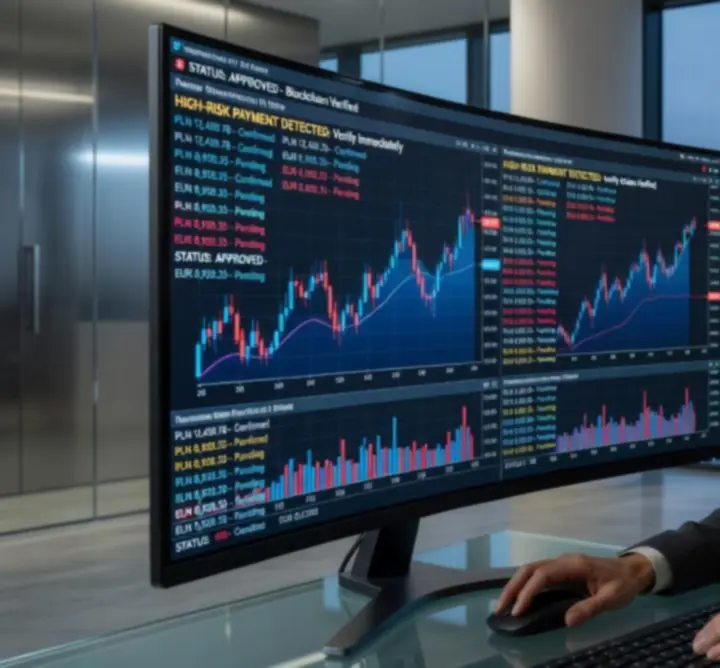 Panel monitoringu transakcji finansowych